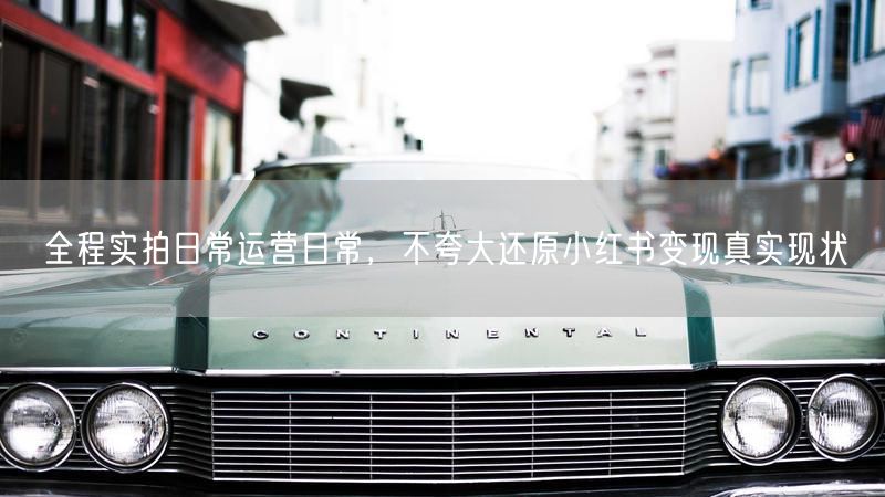 实拍记录日常运营，揭秘小红书变现真实案例与流量密码