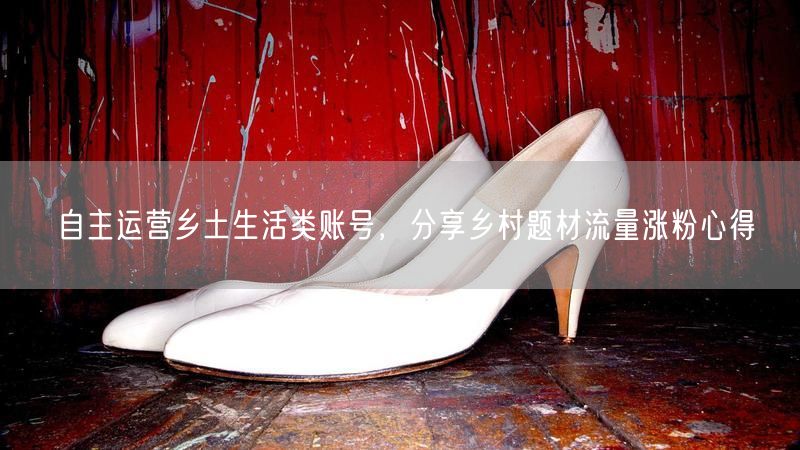 自主运营乡土生活类账号，分享乡村题材流量涨粉心得
