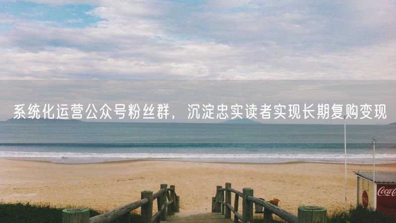 系统化运营公众号粉丝群，培育忠实读者促复购变现