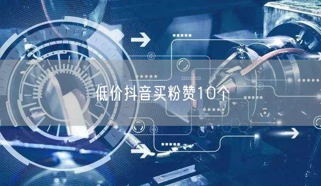 低价抖音买粉赞10个