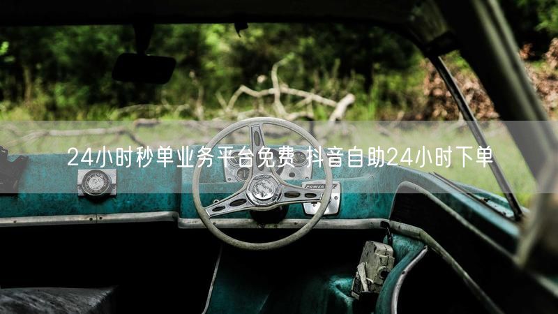 24小时秒单业务平台免费 抖音自助24小时下单