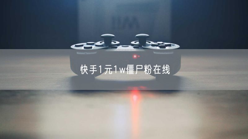 快手1元1w僵尸粉在线