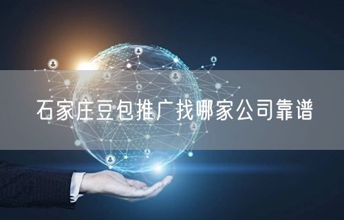 石家庄豆包推广找哪家公司靠谱