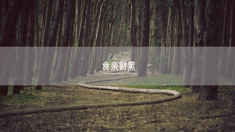 食亲财黑：透视亲情与利益交织下的人性扭曲与社会现象